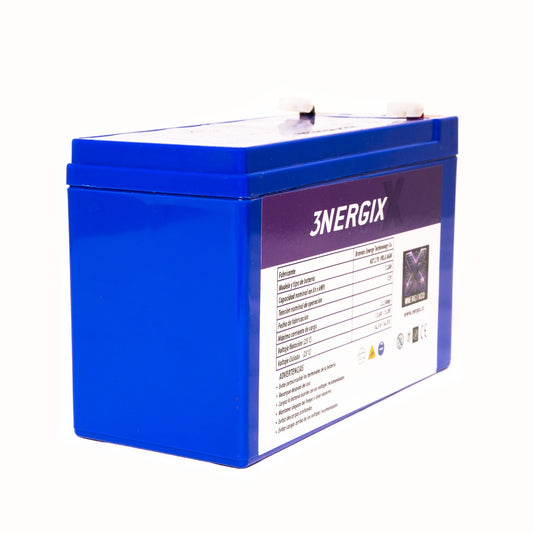 Batería Sellada VRLA AGM Nergix 12V 7.2Ah NX1270