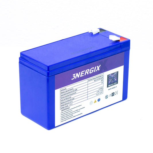 Batería Sellada VRLA AGM Nergix 12V 8Ah NX1278